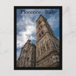 Florence, Firenze Italien, italienskt vykort