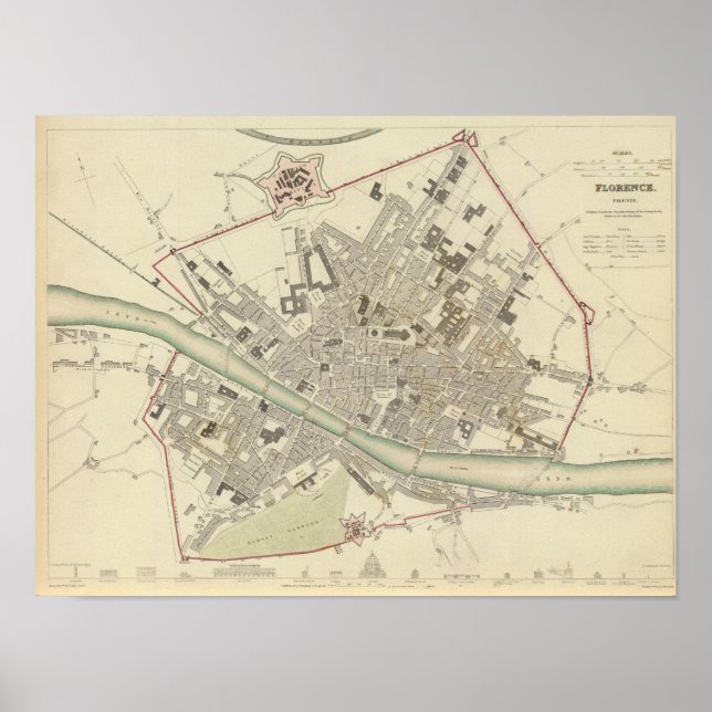 Florence Firenze Poster (Framsidan)