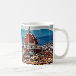 Florence gammal stad, italienhorisont kaffemugg