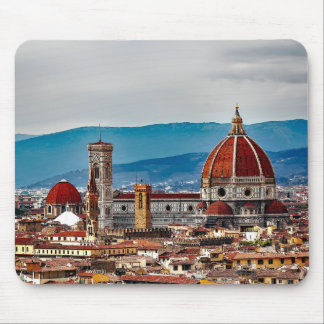 Florence gammal stad, italienhorisont musmatta