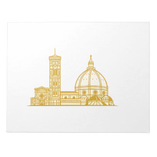 Florence Gold Line Art Minimal Lyxiga Anteckningar Anteckningsblock