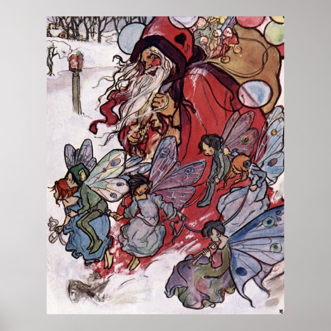 Florence Harrison - Via Elfin Sång Poster (Framsidan)