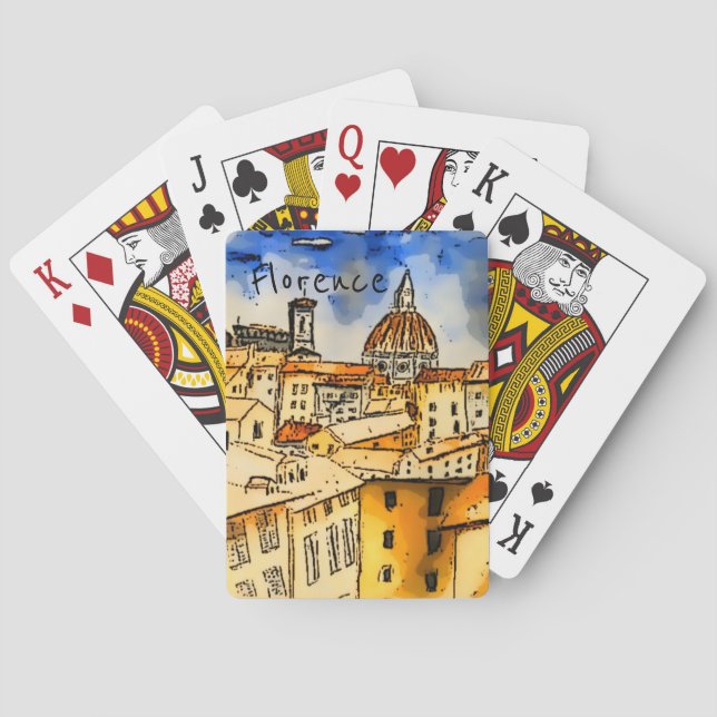 Florence Italien   Casinokort (Baksidan)