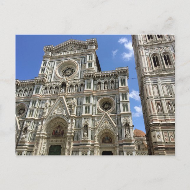 Florence Italien Cathedral Vykort (Framsida)