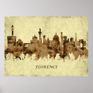 Florence Italien Cityscape Poster