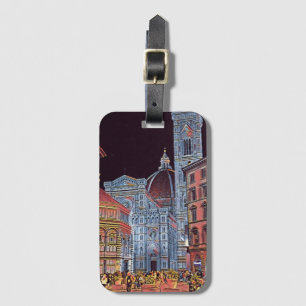 Florence Italien, Duomo di Firenze Street Scene Ar Bagagebricka