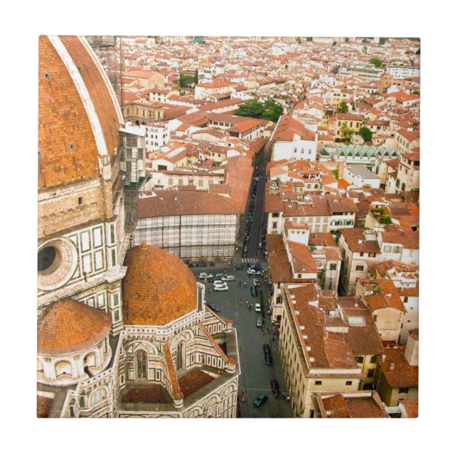 Florence italien (duomoen) kakelplatta (Framsidan)