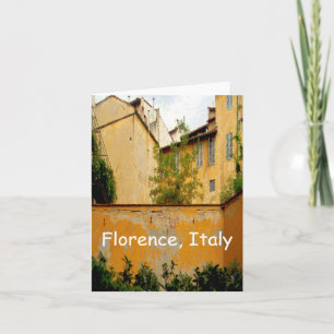 Florence Italien - Gult Architecture Anteckningskort