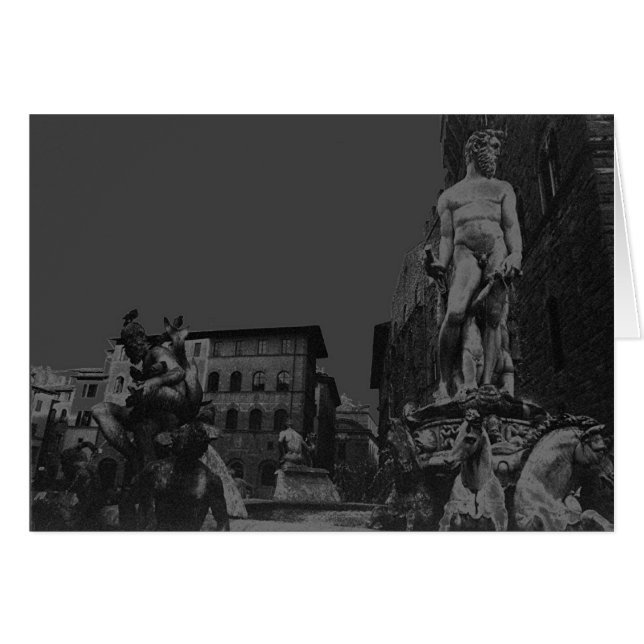 Florence Italien Hälsningskort (Framsidan Horizontal)