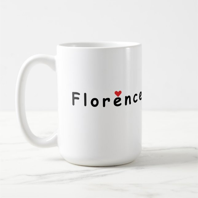 Florence Italien Kaffemugg (Vänster)
