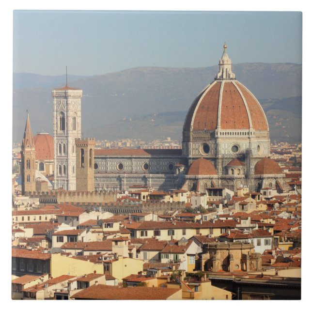 Florence italien kakelplatta (Framsidan)