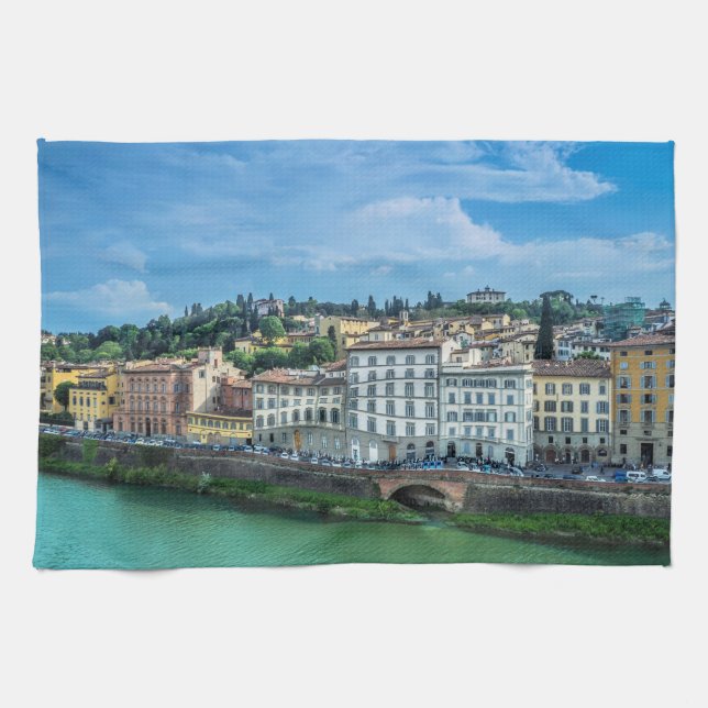 Florence italien kökshandduk (Horisontell)