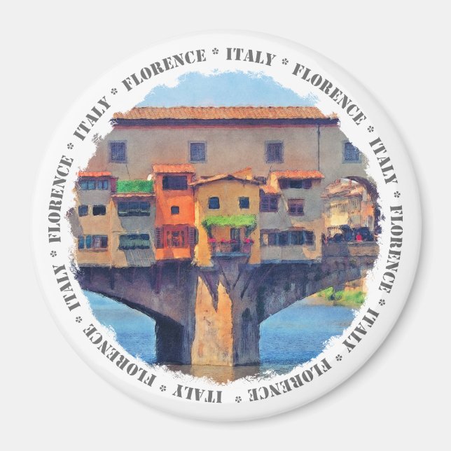 Florence, Italien Magnet (Framsidan)