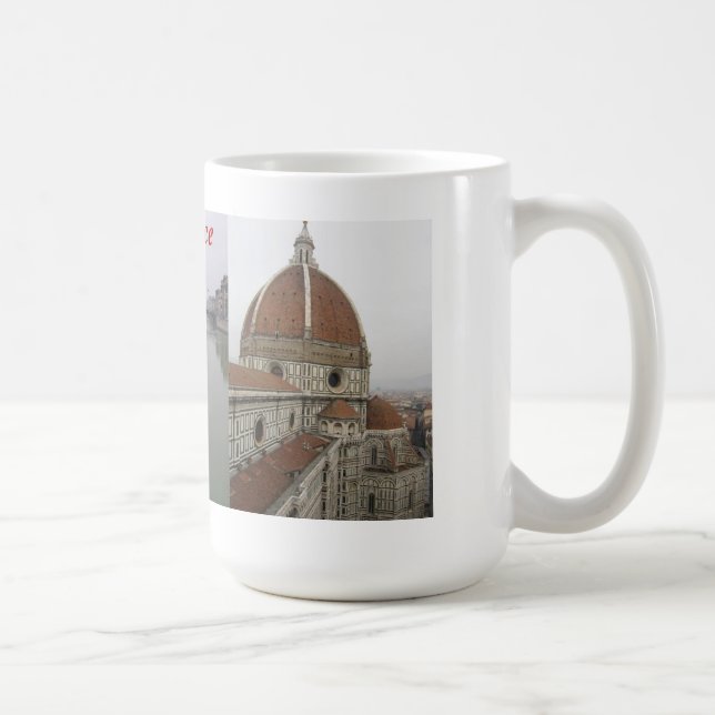 Florence italien Mång--Beskådar muggen Kaffemugg (Höger)