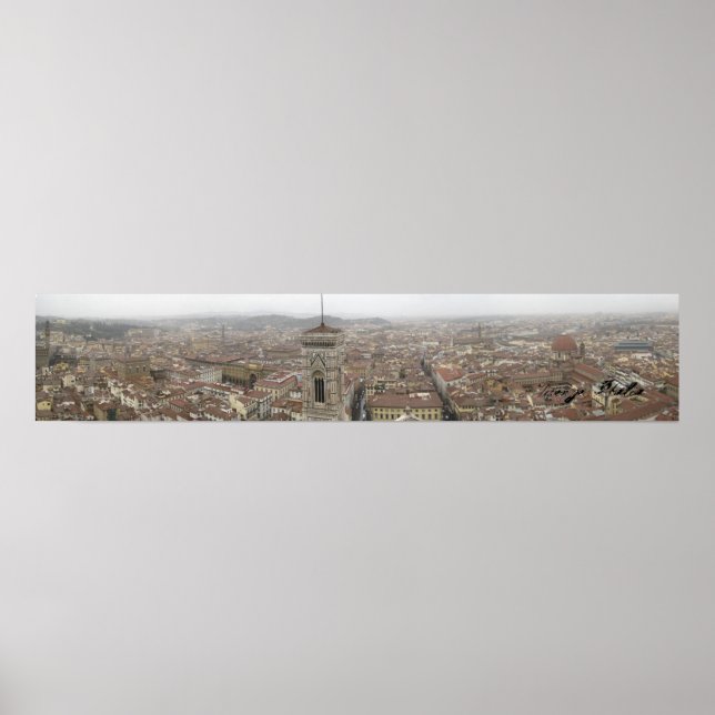 Florence Italien Panorama Poster (Framsidan)