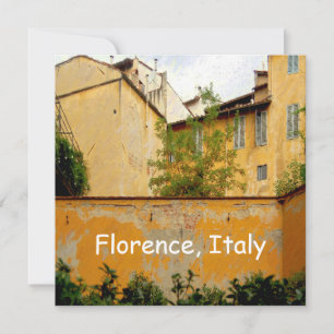 Florence Italien - platta kort för Gult Architectu