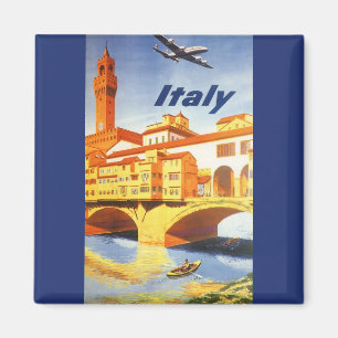Florence Italien Ponte Vecchio Bridge Vintage reso Magnet