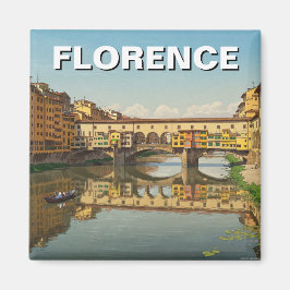 Florence Italien Ponte Vecchio Travel Magnet