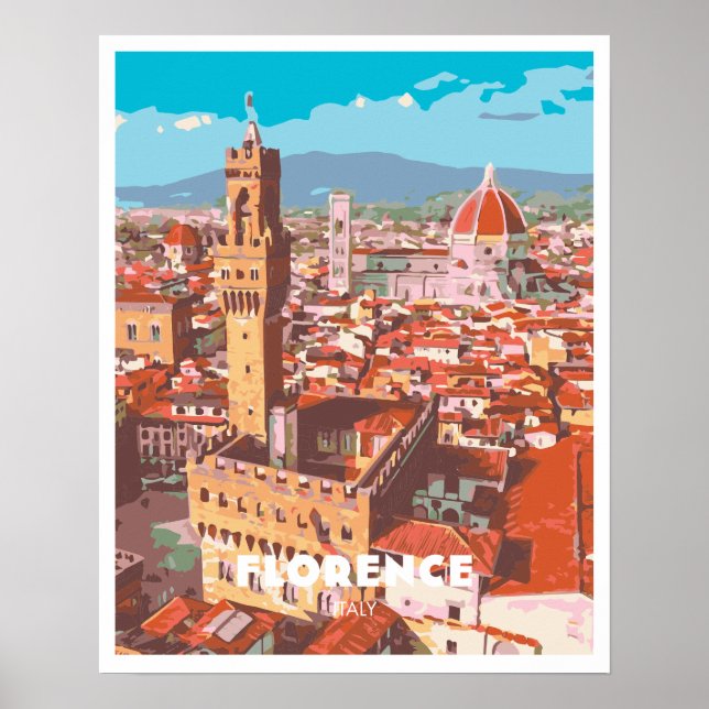Florence Italien Poster (Framsidan)