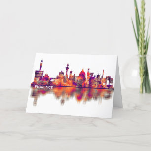 Florence Italien Skyline Helgkort