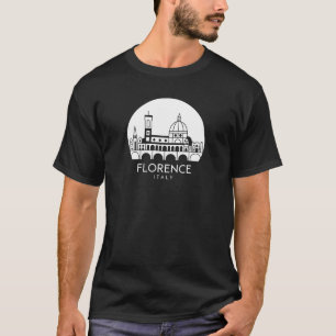 Florence Italien Skyline T Shirt