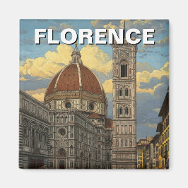 Florence Italien Skyline Travel Magnet
