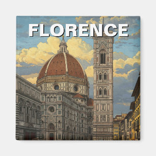 Florence Italien Skyline Travel Magnet