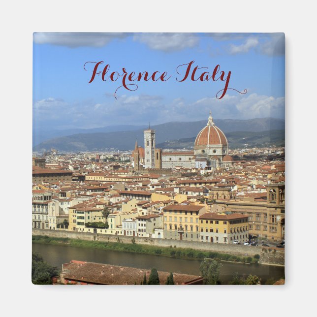 Florence Italien skyline Travel Magnet (Framsidan)