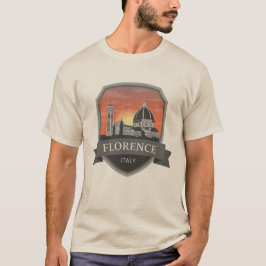 Florence Italien Skyline Travel T Shirt