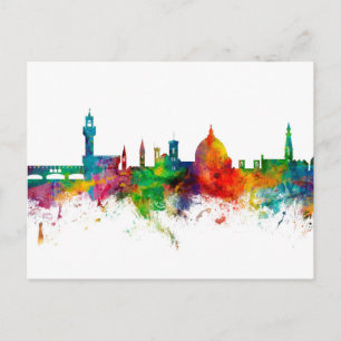 Florence Italien Skyline Vykort