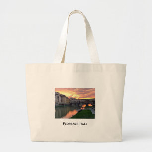 Florence Italien Tote Bag med inspirationsoffert Jumbo Tygkasse