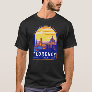 Florence Italien Travel Art Vintage T Shirt