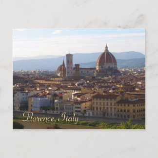 Florence Italien Travel Keepsaké Gift Vykort