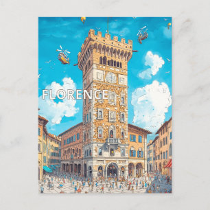 Florence Italien Travel Vykort