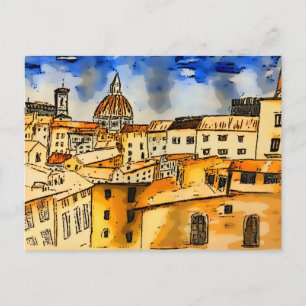 Florence Italien  Vykort