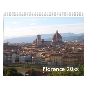 Florence italienfotografi kalender
