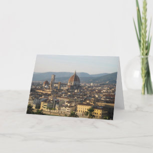Florence italienhälsningkort kort