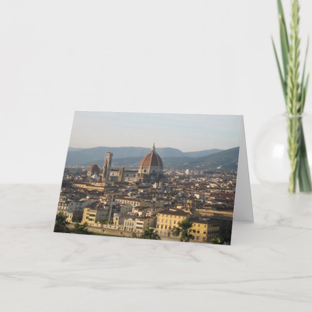 Florence italienhälsningkort kort (Framsida)