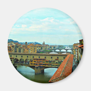 Florence italienshopping överbryggar magnet