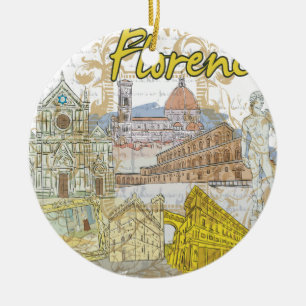 Florence Julgransprydnad Keramik