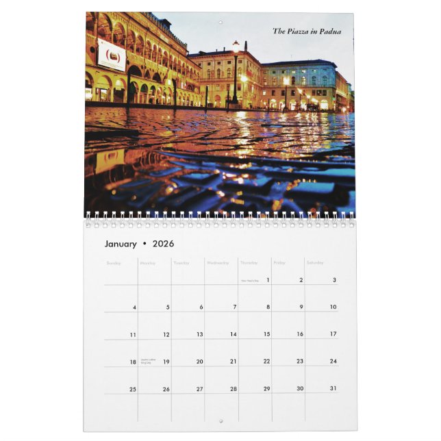 Florence, Milan och Rome Kalender (Jan 2026)