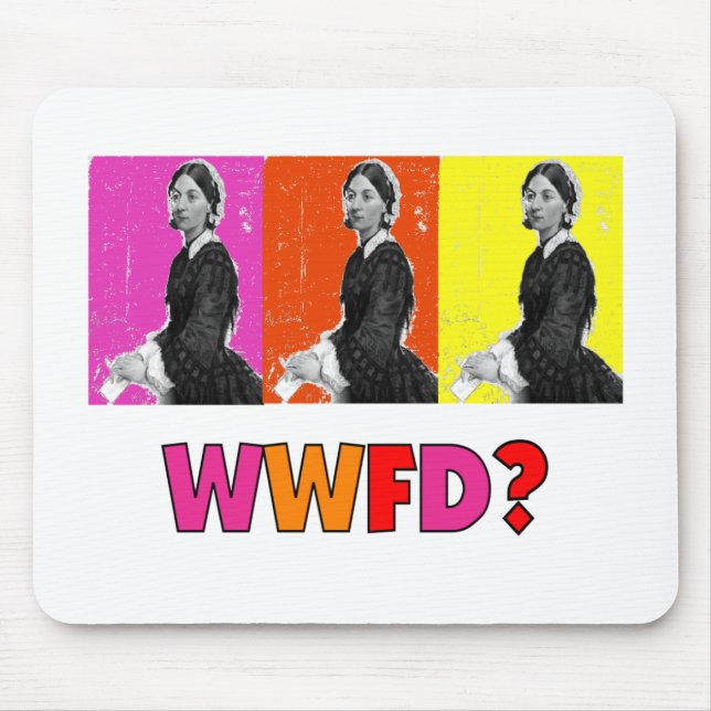 Florence Nightengale gåvor "WWFD? ", Musmatta (Framsidan)