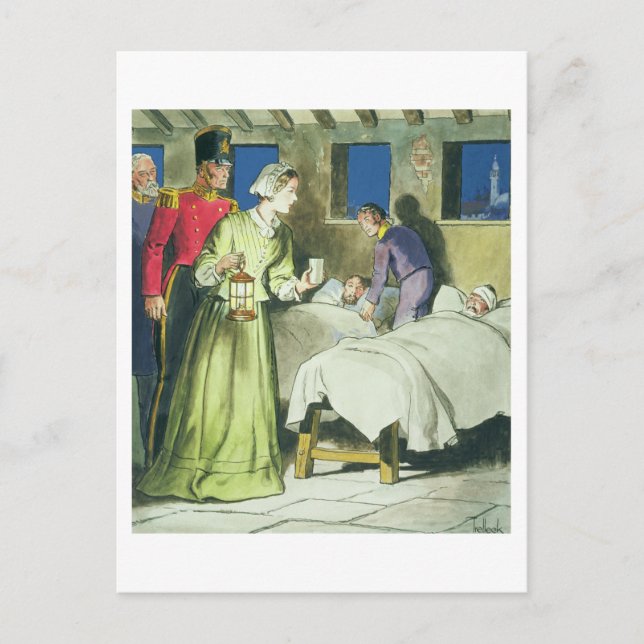 Florence Nightingale (1820-1910) från Peeps into Vykort (Framsida)