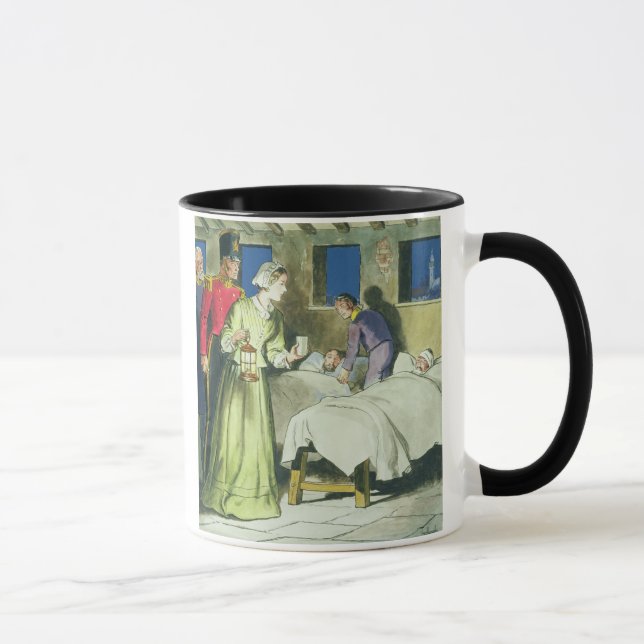Florence Nightingale (1820-1910) från 'pip in i Mugg (Höger)