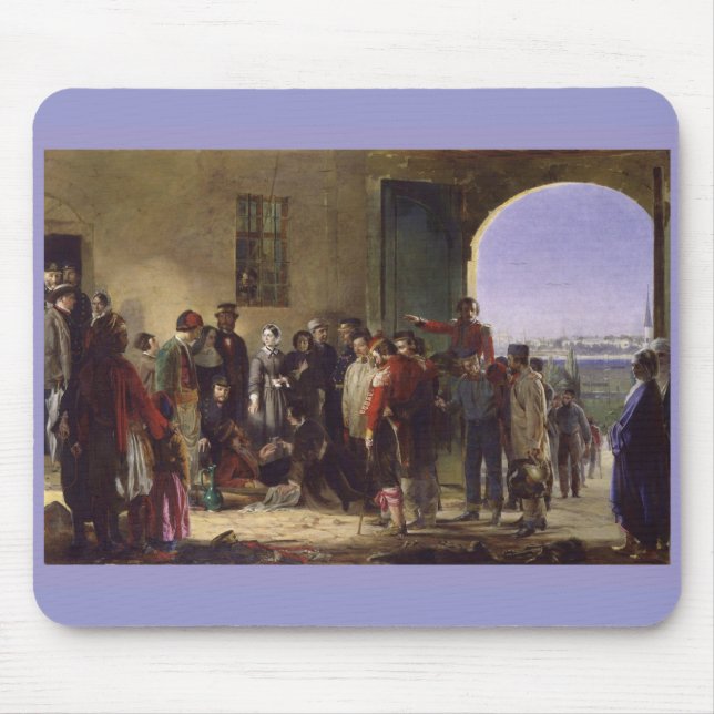 Florence Nightingale häleri den sårada Scutarien Musmatta (Framsidan)