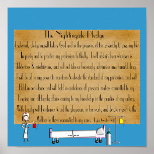 Florence Nightingale löfteaffisch Poster