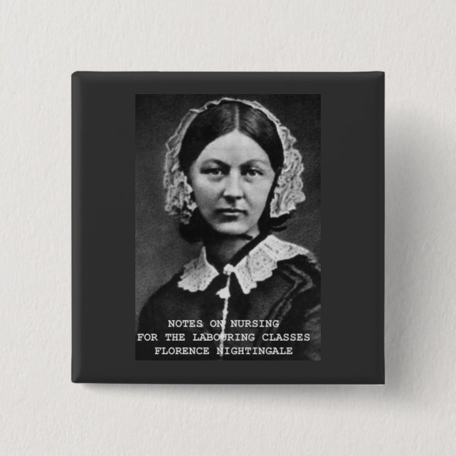 Florence Nightingale: Noterar på sjukvård Knapp (Framsida)