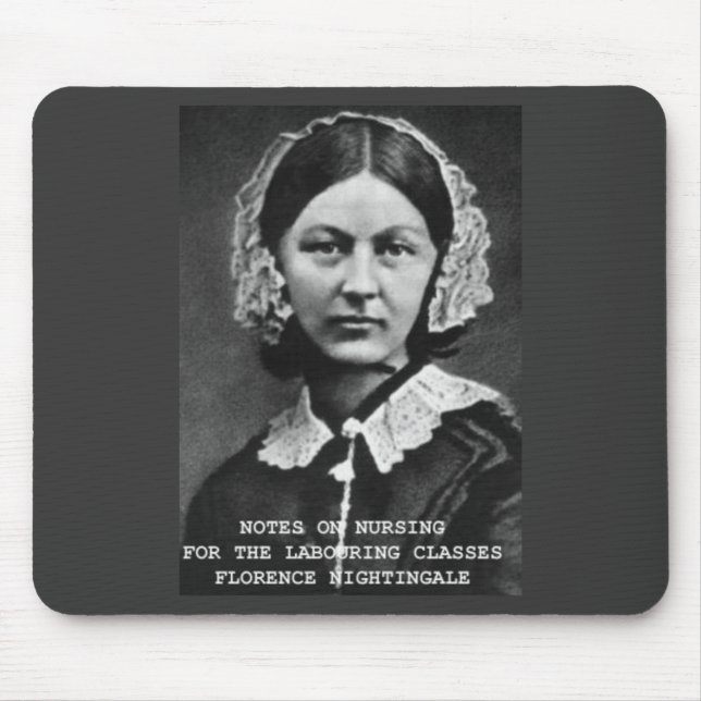 Florence Nightingale noterar på sjukvård Musmatta (Framsidan)