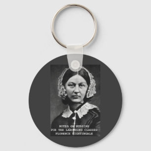 Florence Nightingale: Noterar på sjukvård Nyckelring