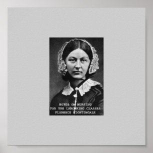 Florence Nightingale noterar Poster